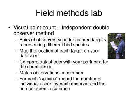 PPT - Field methods lab PowerPoint Presentation, free download - ID:1159265