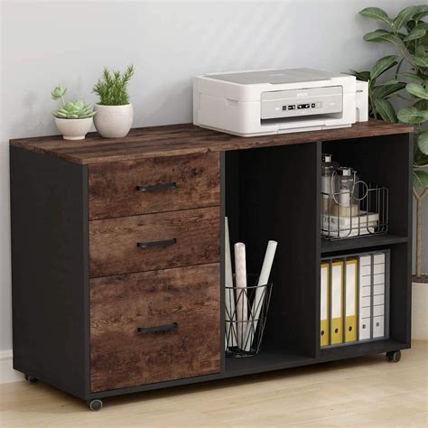 File Cabinets Furniture Open Storage Shelves for Home Office Study ...