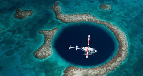 Great Blue Hole underwater sinkhole off the coast of Belize - Bing Gallery