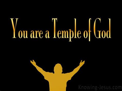 1 Corinthians 3-16 Temple Of The Holy Spirit gold | Holy spirit, Christian wallpaper, New ...