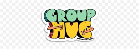 Group Hug Sticker - Big Emoji,Hug Emoticon Text - free transparent emoji - emojipng.com