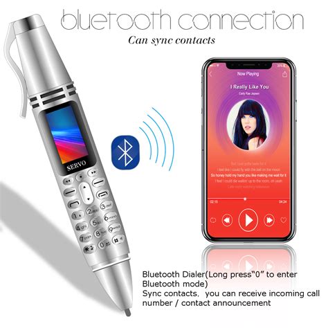 New SERVO K07 0.96inch 300mAh Bluetooth Dialer Recording Pen ...