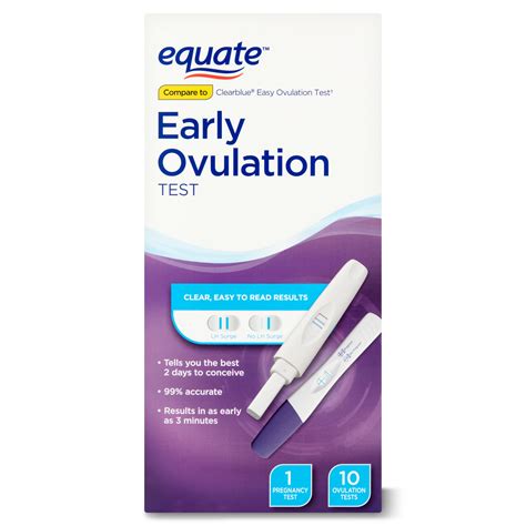 Equate Early Ovulation Test Kit 10 + 1 - Walmart.com