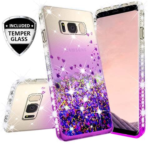 Compatible for Samsung Galaxy S7 Case, with [Temper Glass Screen ...