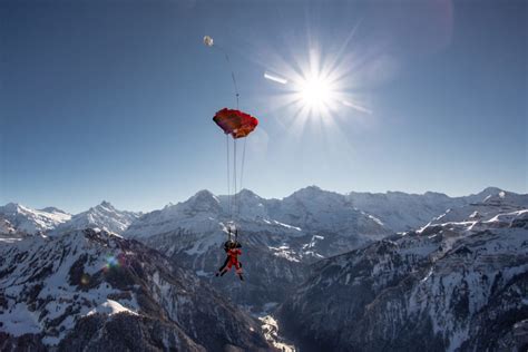 Winter Skydiving over the Swiss Alps - Skydive Interlaken