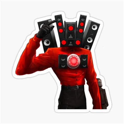 "Speakerman" Sticker for Sale by lasspaspas | Redbubble