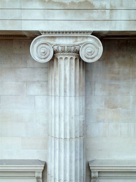 Ionic column - British Museum | Ancient greek architecture, Museum architecture, Art and ...