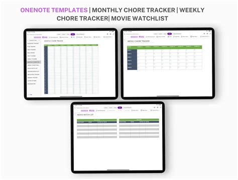 Onenote Digital Planner, Onenote Template, Project Planner Onenote ...