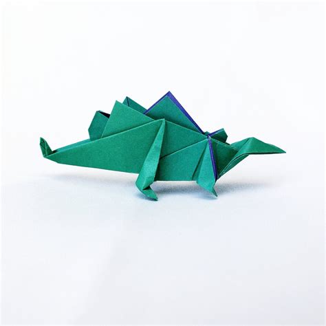 Stegosaurus, Origami Dinosaur, Paper Handmade Art, Dinosaur Lovers ...