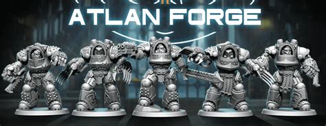 Atlan Forge Has Awesome Sci-Fi 3D STL Files That are Great For 40k!