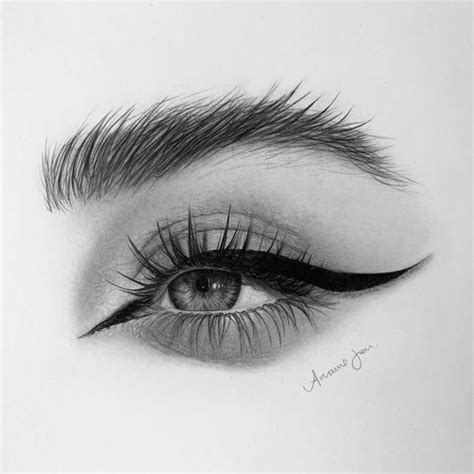 Arianne Jeri | Pencil Artist on Instagram: “ Eyebrow Timelapse I mostly used my mechanical 2B ...