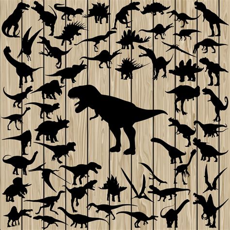 Animal Silhouette SVG Bundle 9 Packs Contain More Than 505 - Etsy