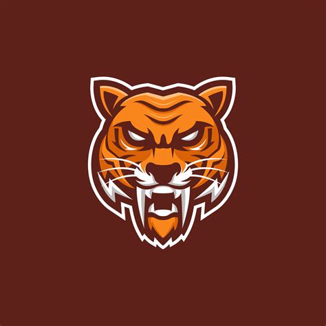 Tiger Mascot Logo 25502459 Vector Art at Vecteezy