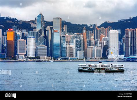 hong kong harbour view Stock Photo - Alamy