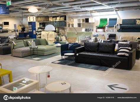 Interior of large IKEA store – Stock Editorial Photo © samsonovs #163981516