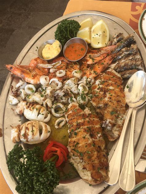 Grilled seafood platter in Venice.. trying to recreate this on Christmas Eve and every search I ...