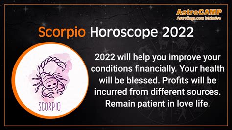 Scorpio Horoscope 2022: Scorpio Yearly Horoscope 2022