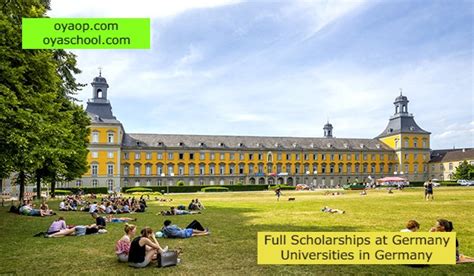 Full Scholarships at Germany Universities in Germany - OYA Opportunities | OYA Opportunities