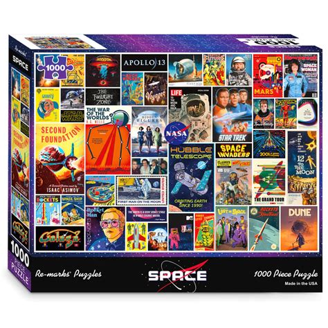 Space, 1000 Pieces, Re-marks | Puzzle Warehouse