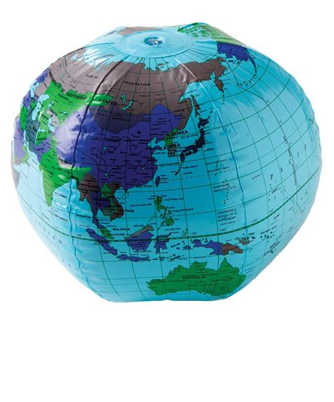 Inflatable Globe 12" Diameter - VBS | Globe, Beach ball, Christmas bulbs