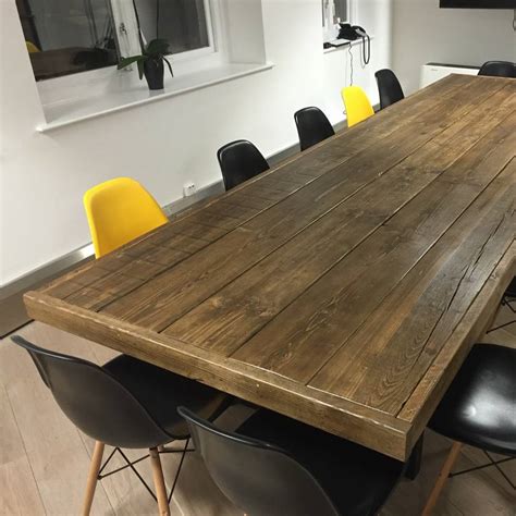 reclaimed wood meeting / boardroom table by revive joinery ...