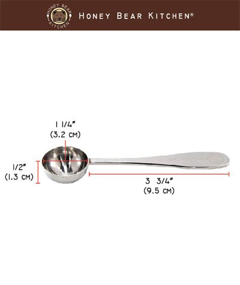 Teaspoon 5 ml Set of 2: Polished Stainless Steel – Honey Bear Kitchen