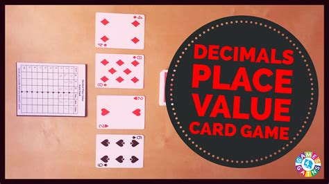 Decimal Place Value With Playing Cards! – Games 4 Gains