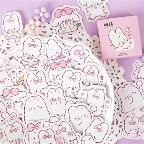 Cute Bunny Stickers