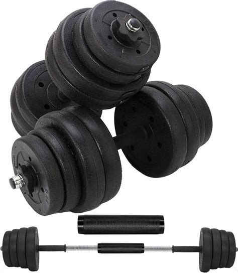 Amazon.com : Updated Adjustable 66LB Dumbbells Weights Set with Metal ...