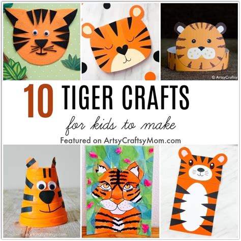 10 Terrific Tiger Crafts for Kids