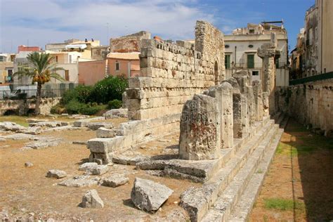 Roman ruins in syracuse stock image. Image of land, heritage - 26051449