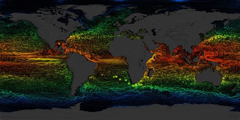 NASA SVS | Global Sea Surface Currents and Temperature