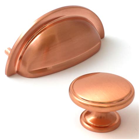 Fingertip Design Oxford Brushed Copper Knob 38mm | FTD524SCO