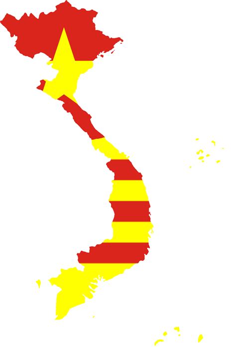 Vietnam flag map 1955 by sovocolo on DeviantArt