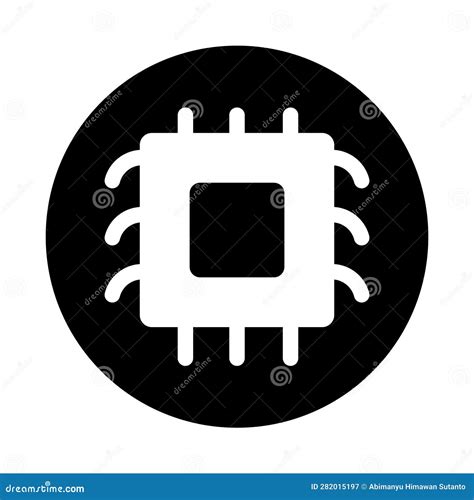 Microchip icon vector stock vector. Illustration of style - 282015197