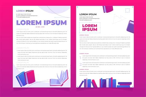 Free Vector | Academic booklet template