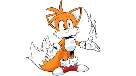 Classic Tails Drawing