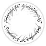 Lord Of The Rings Wall Art Decal Sticker One Ring To Rule Them All Elvish LOTR