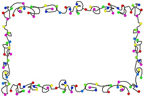 Christmas Lights Border Transparent Background | PNG Mart