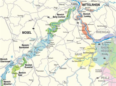 Mosel Germany Map