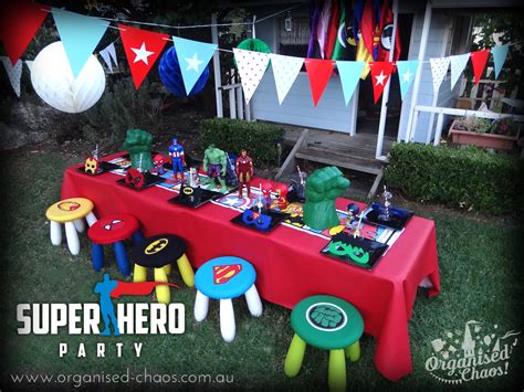 SuperHero Kids Party - ORGANISED CHAOS