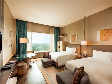 Conrad Pune Hotel, India - Double Queen Deluxe Room in 2021 | Queens hotel, Hotels room, Hotel