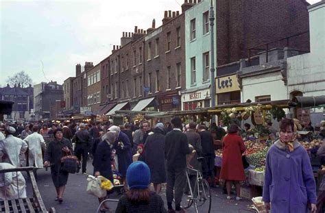 Inverness Street Market Camden Town NW1 1963 | Camden london, Camden town, London history