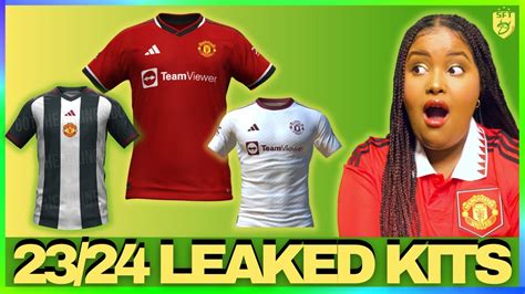 LEAKED MANCHESTER UNITED HOME, AWAY & THIRD KITS 23/24 - YouTube