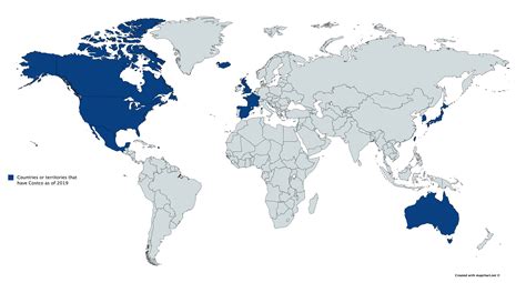 Costco Locations Worldwide Map - Broadway At The Beach Map