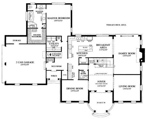 Floor Plan Great House Plans Black White - JHMRad | #5125