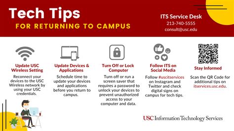 Important tech tips for returning to campus | USC Employee Gateway | USC