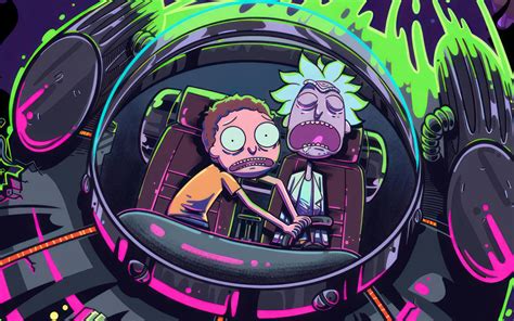 Rick and Morty Wallpaper 4K, Illustration, Rick Sanchez