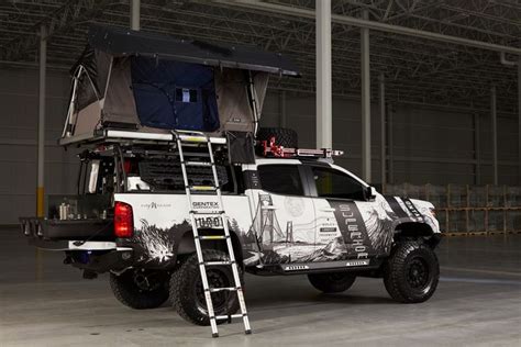 CHEVY x Gentex Colorado Build at SEMA 2018 Features DECKED Truck Bed Storage | Chevy colorado ...