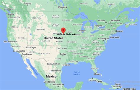 Where is Wahoo, NE, USA? | Location Map of Wahoo, Nebraska